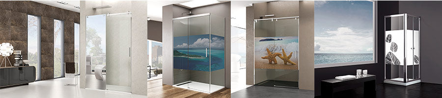 Mamparas de ducha decoradas: espejo Mirastar, impresión digital, vinilos…