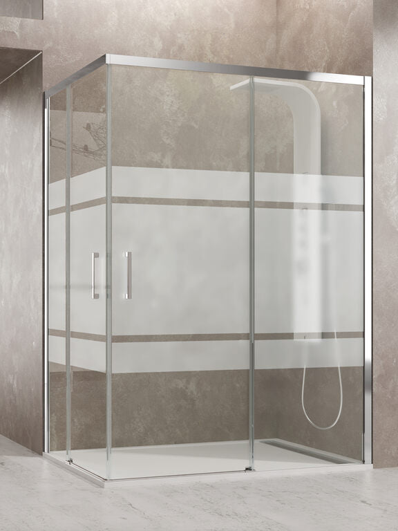 MAMPARA AKTUAL ANGULAR SG CR 70X70 & MAMPARA AKTUAL ANGULAR SG CR 80X80