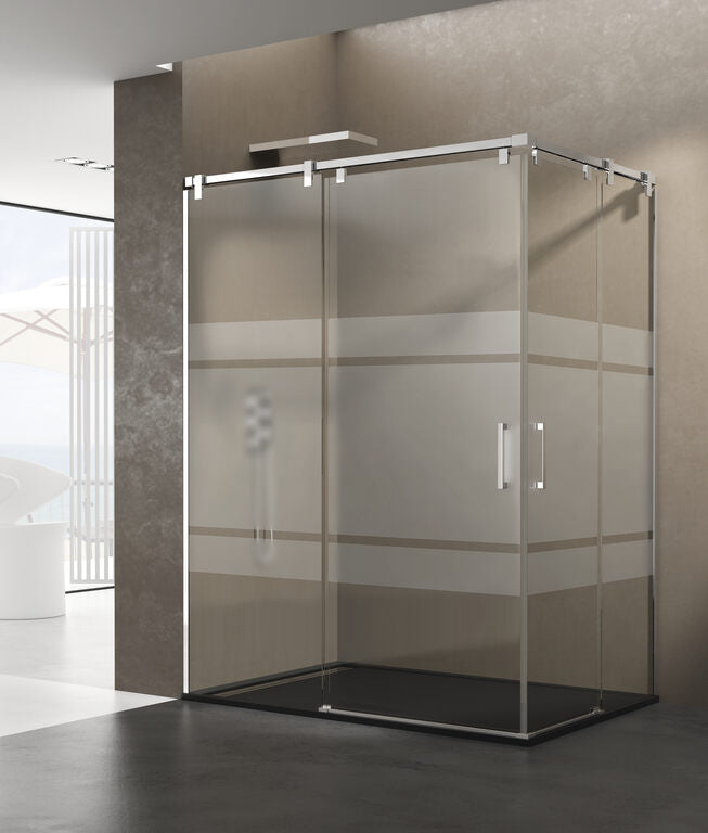 MAMPARA FUTURA ANGULAR SG CR 70X70 & MAMPARA FUTURA ANGULAR SG CR 75X75