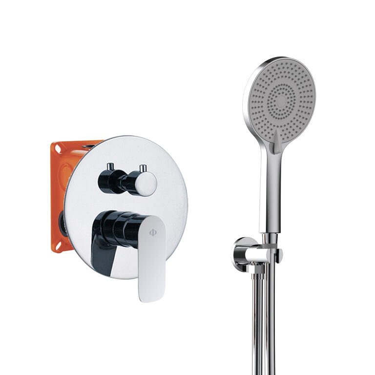 CONJUNTO EMPOTRAR 2 FUN. MONOMANDO CASSIO CROMO C/K