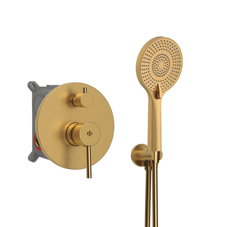 CONJUNTO EMPOTRAR 2 FUN. MONOMANDO SIRIO ORO