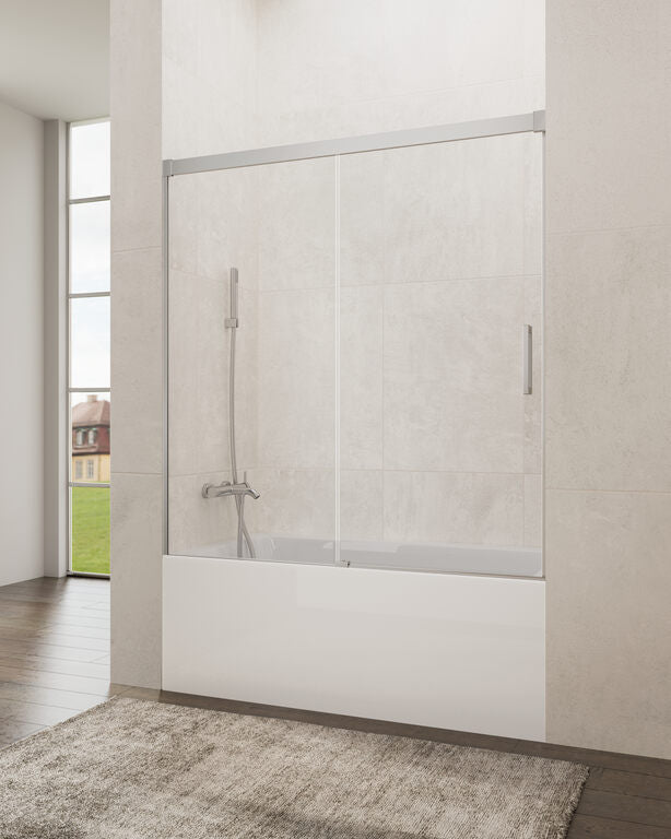 MAMPARA BASIC BAÑERA FRON CORR 1F 1P TP CR 145 & MAMPARA BASIC BAÑERA FRON CORR 1F 1P TP CR 150