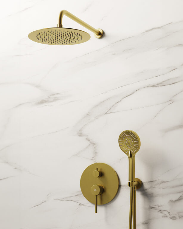 CONJ. EMPOTR. MONOMANDO SIRIO ORO + ROCIADOR PARED