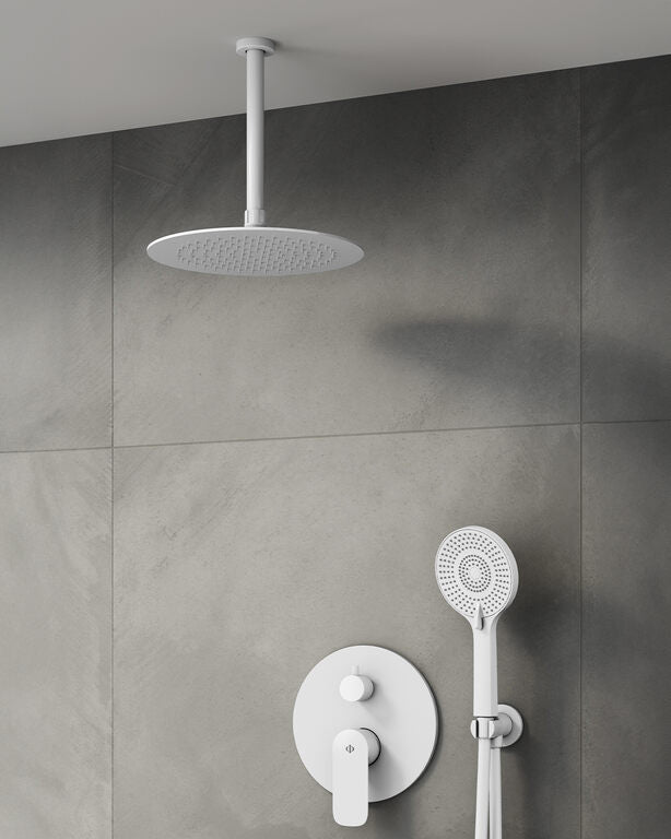 CONJ. EMPOTR. MONOMANDO CASSIO BL + ROCIADOR TECHO