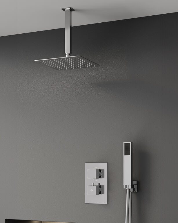 CONJ. EMPOTR. TERMOSTÁTICO ORION CR + ROCIADOR TECHO