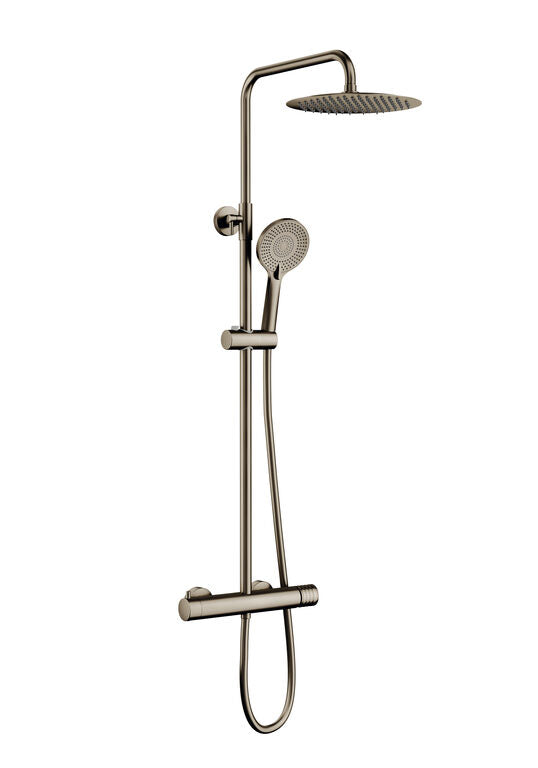 DUCHA MONOMANDO INVERTER R NICKEL + MANETA HELIOS