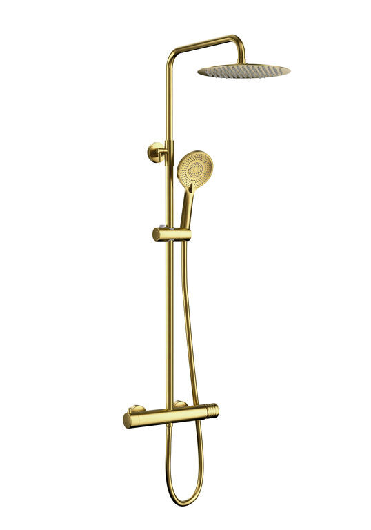 DUCHA MONOMANDO INVERTER R ORO + MANETA HELIOS