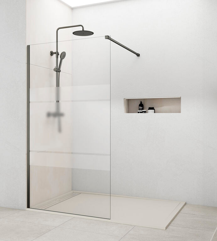 FIJO SCREEN TITANIO FROST 96,5-98 + BRAZO & FIJO SCREEN TITANIO FROST 106,5-108 + BRAZO