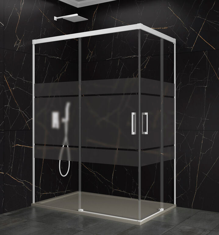 MAMPARA BASIC ANGULAR SG BL 70X70