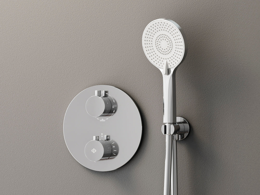 GRIFERÍA ROUND EMPOTRABLE PARA DUCHA